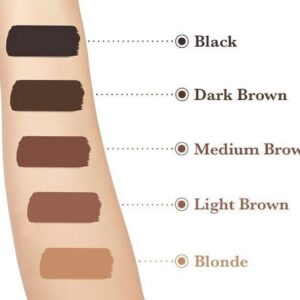 Eyebrow Stamp | Brow Kit with Stencil | Brow Pomade | Light Brown Eyebrow Stamp - Image 4