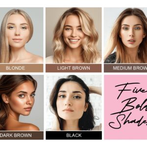 Eyebrow Stamp | Brow Kit with Stencil | Brow Pomade | Light Brown Eyebrow Stamp - Image 8