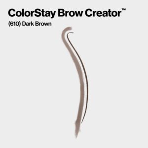 Revlon ColorStay Brow Creator Waterproof Natural Eyebrow Color Pencil, 615 Soft Black, 0.003 oz - Image 8