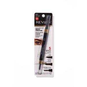 Revlon ColorStay Brow Creator Waterproof Natural Eyebrow Color Pencil, 615 Soft Black, 0.003 oz - Image 9