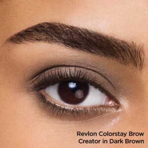 Revlon ColorStay Brow Creator Waterproof Natural Eyebrow Color Pencil, 615 Soft Black, 0.003 oz - Image 13