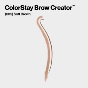 Revlon ColorStay Brow Creator Waterproof Natural Eyebrow Color Pencil, 615 Soft Black, 0.003 oz - Image 22