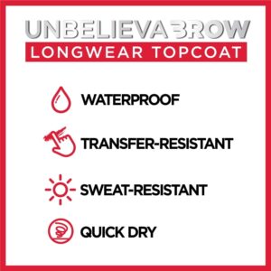 L'Oreal Paris Unbelieva-Brow Longwear Brow Topcoat, Waterproof, 0.15 fl oz - Image 11