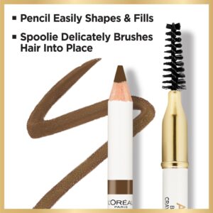 L'Oreal Paris Age Perfect Brow Magnifying Pencil with Vitamin E, Deep Brown, 0.02 oz. - Image 8