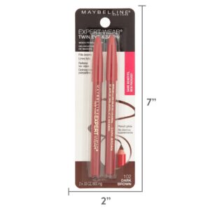 Maybelline Expert Wear Twin Brow and Eye Pencils, Velvet Black - Image 11