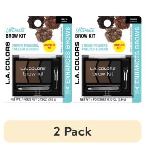 L.A. COLORS Ultimate Enhancing Brow Kit, Medium, 0.13 fl oz - Image 9