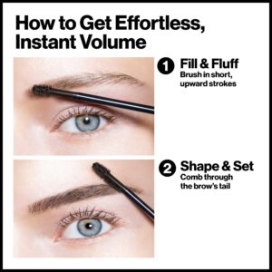 Revlon ColorStay Brow Fiber Filler Brow Gel, 301 Blonde, 0.23 fl. Oz - Image 6