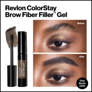 Revlon ColorStay Brow Fiber Filler Brow Gel, 301 Blonde, 0.23 fl. Oz - Image 28