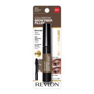 Revlon ColorStay Brow Fiber Filler Brow Gel, 301 Blonde, 0.23 fl. Oz - Image 32