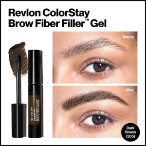 Revlon ColorStay Brow Fiber Filler Brow Gel, 301 Blonde, 0.23 fl. Oz - Image 39