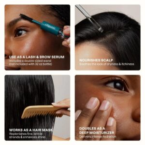 Cliganic Organic Castor Oil, 100% Pure (4oz with Eyelash Kit) - For Eyelashes, Eyebrows, Hair & Skin - Image 4