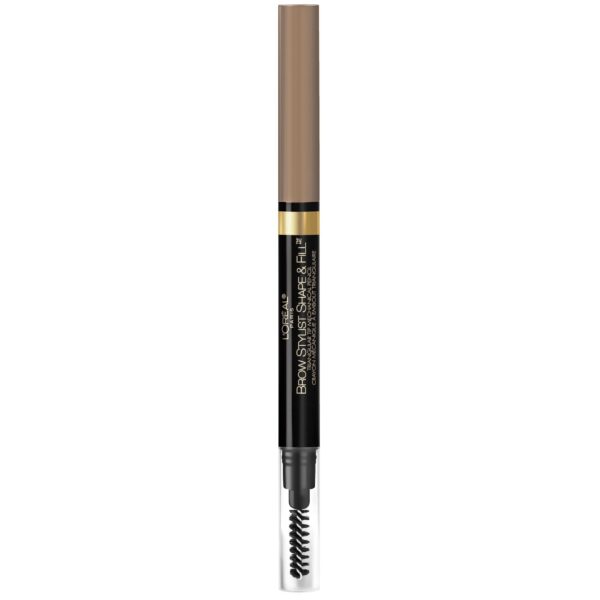 L’Oreal Paris Stylist Shape and Fill Mechanical Eyebrow Makeup Pencil, Dark Blonde