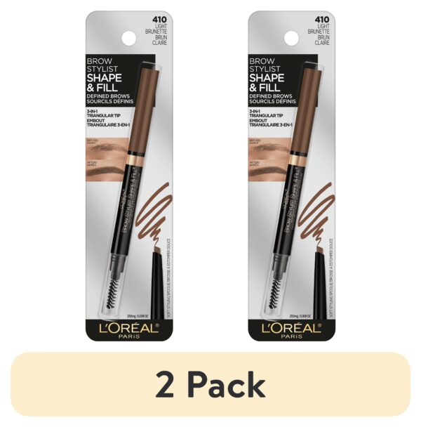 L’Oreal Paris Stylist Shape and Fill Mechanical Eyebrow Makeup Pencil, Dark Blonde