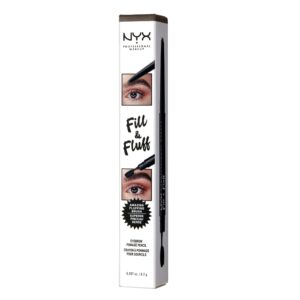 NYX Professional Makeup Fill & Fluff Eyebrow Pencil Pomade, Ash Brown - Image 7