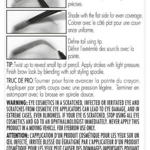 L’Oreal Paris Stylist Shape and Fill Mechanical Eyebrow Makeup Pencil, Dark Blonde