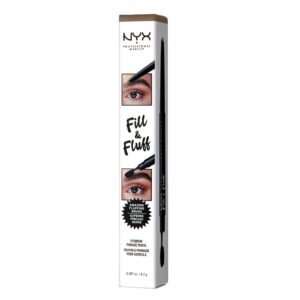 NYX Professional Makeup Fill & Fluff Eyebrow Pencil Pomade, Ash Brown - Image 17