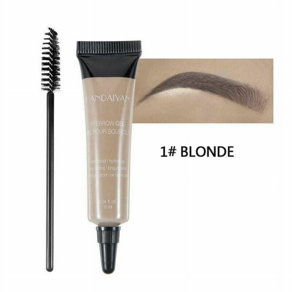 Eyebrow Dye Tint Gel Eye Brow Mascara Cream With Brush Kit Waterproof 1 BLONDE