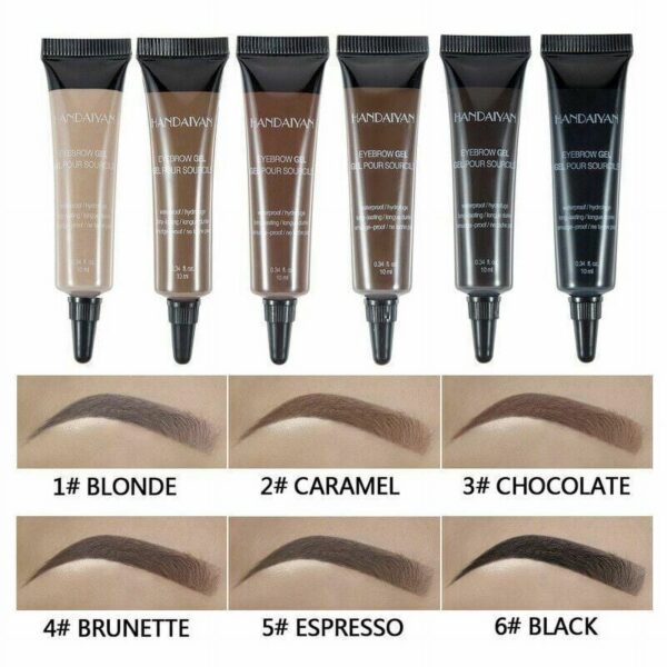 Eyebrow Dye Tint Gel Eye Brow Mascara Cream With Brush Kit Waterproof 1 BLONDE