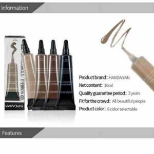 Eyebrow Dye Tint Gel Eye Brow Mascara Cream With Brush Kit Waterproof 1 BLONDE