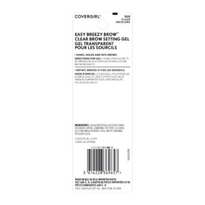 COVERGIRL Easy Breezy Brow Volumizing Setting Gel, Clear, 0.16 oz - Image 3