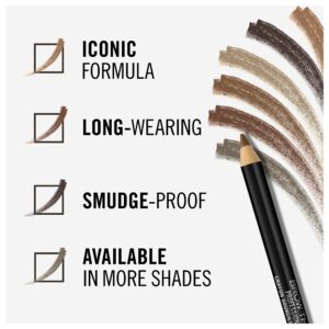 RIMMEL Brow This Way Professional Eyebrow Pencil, 001 Dark Brown, 0.05 oz - Image 6