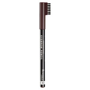 RIMMEL Brow This Way Professional Eyebrow Pencil, 001 Dark Brown, 0.05 oz - Image 14