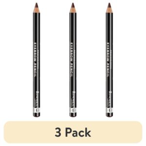 RIMMEL Brow This Way Professional Eyebrow Pencil, 001 Dark Brown, 0.05 oz - Image 17