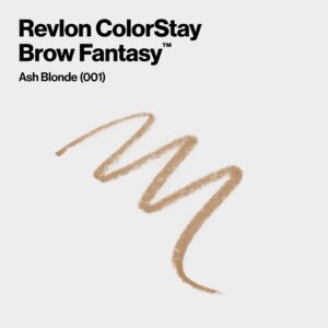 Revlon ColorStay Brow Fantasy, Eyebrow Pencil with Clear Shaping Gel, 001 Ash Blonde - Image 3