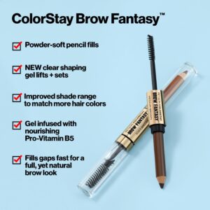 Revlon ColorStay Brow Fantasy, Eyebrow Pencil with Clear Shaping Gel, 001 Ash Blonde - Image 4