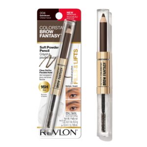 Revlon ColorStay Brow Fantasy, Eyebrow Pencil with Clear Shaping Gel, 001 Ash Blonde - Image 14