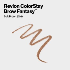 Revlon ColorStay Brow Fantasy, Eyebrow Pencil with Clear Shaping Gel, 001 Ash Blonde - Image 21