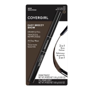 COVERGIRL Easy Breezy Brow Draw and Fill Brow Tool, Rich Brown, 0.02 oz - Image 16
