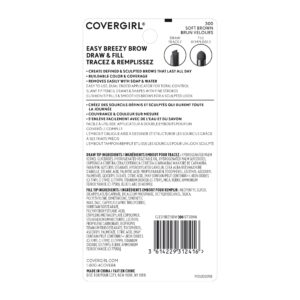COVERGIRL Easy Breezy Brow Draw and Fill Brow Tool, Rich Brown, 0.02 oz - Image 17