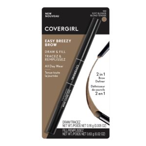 COVERGIRL Easy Breezy Brow Draw and Fill Brow Tool, Rich Brown, 0.02 oz - Image 20