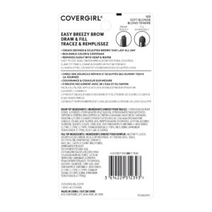 COVERGIRL Easy Breezy Brow Draw and Fill Brow Tool, Rich Brown, 0.02 oz - Image 21