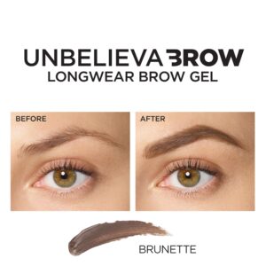 L'Oreal Paris Unbelieva-Brow Longwear Waterproof Tinted Brow Gel, Blonde - Image 38