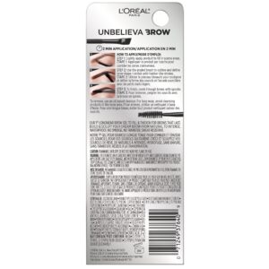 L'Oreal Paris Unbelieva-Brow Longwear Waterproof Tinted Brow Gel, Blonde - Image 41