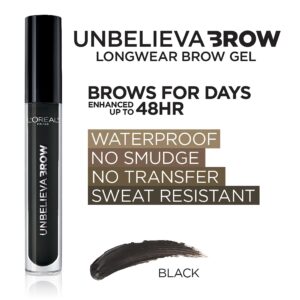 L'Oreal Paris Unbelieva-Brow Longwear Waterproof Tinted Brow Gel, Blonde - Image 83