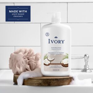 Ivory Mild and Gentle Body Wash, Coconut Scent, for All Skin Types, 35 fl oz - Image 5