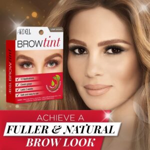 Ardell Brow Tint Kit Light Brown - Semi-Permanent Eyebrow Dye, Long-Lasting Brow Color with Natural Extracts, Complete Eyebrow Tint Set, 1 Pack - Image 3