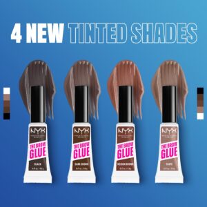 Nyx Professional Makeup Brow Glue, Extreme Hold Eyebrow Gel, Clear, 0.17 oz - Image 4