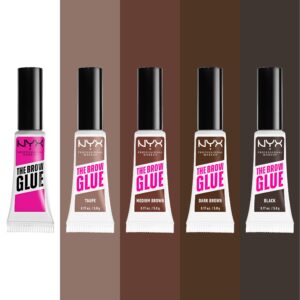 Nyx Professional Makeup Brow Glue, Extreme Hold Eyebrow Gel, Clear, 0.17 oz - Image 6