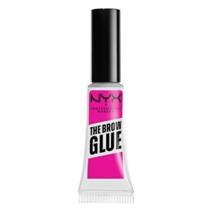 Nyx Professional Makeup Brow Glue, Extreme Hold Eyebrow Gel, Clear, 0.17 oz - Image 7