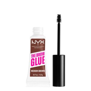Nyx Professional Makeup Brow Glue, Extreme Hold Eyebrow Gel, Clear, 0.17 oz - Image 9