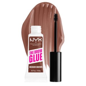 Nyx Professional Makeup Brow Glue, Extreme Hold Eyebrow Gel, Clear, 0.17 oz - Image 10