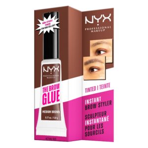 Nyx Professional Makeup Brow Glue, Extreme Hold Eyebrow Gel, Clear, 0.17 oz - Image 11