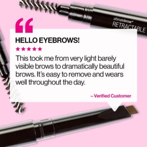 Wet n Wild Ultimate Brow Retractable Eyebrow Pencil, Medium Brown, 0.005 oz - Image 7