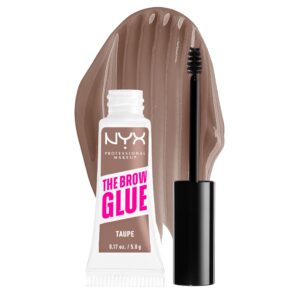 Nyx Professional Makeup Brow Glue, Extreme Hold Eyebrow Gel, Clear, 0.17 oz - Image 15