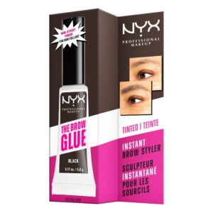 Nyx Professional Makeup Brow Glue, Extreme Hold Eyebrow Gel, Clear, 0.17 oz - Image 21
