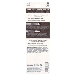 Milani Stay Put Brow Color, Soft Brown, 0.09 oz - Image 20